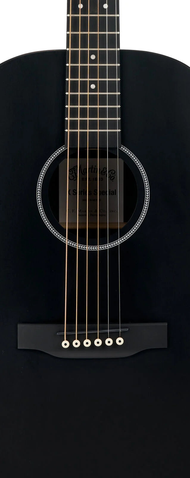 Load image into gallery viewer, 0X1-HPL Guitare de la série x, modèle Concert noir mât, édition limitée avec étui souple
