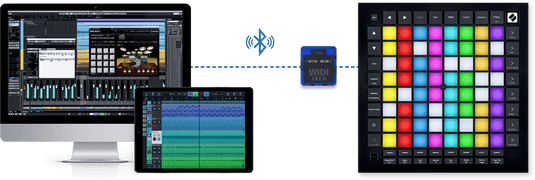 Widi Jack Sans Fil Widi ou Bluetooth (midi sans fil)