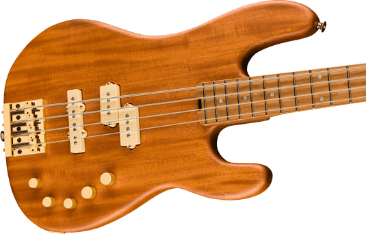 Basse Pro-Mod San Dimas PJ IV à touche en érable torréfié (fini acajou naturel) sans étui