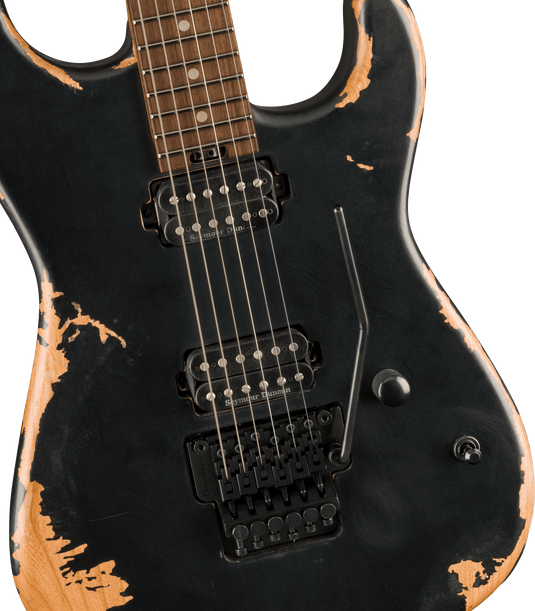 PRO-MOD RELIC SAN DIMAS® STYLE 1 HH FR PF, Pau Ferro Fingerboard, Weathered Black (avec étui souple)