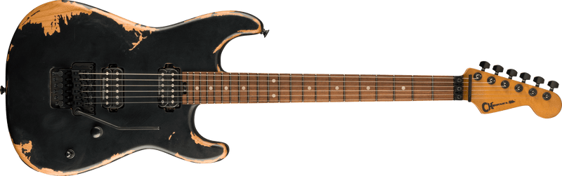 Load image into gallery viewer, PRO-MOD RELIC SAN DIMAS® STYLE 1 HH FR PF, Pau Ferro Fingerboard, Weathered Black (avec étui souple)
