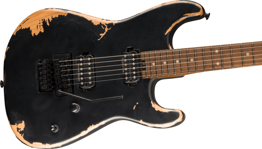 PRO-MOD RELIC SAN DIMAS® STYLE 1 HH FR PF, Pau Ferro Fingerboard, Weathered Black (avec étui souple)