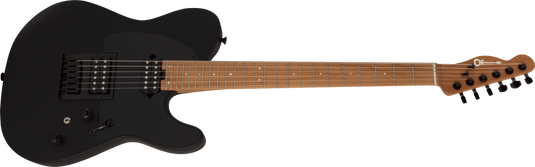 Guitare électrique, PRO-MOD SO-CAL STYLE 2 24 HH HT CM Touche en érable caramélisé,Noir Satiné