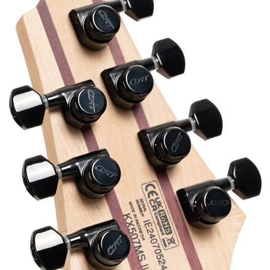 Guitare électrique 7 cordes en érable "Pale Moon"