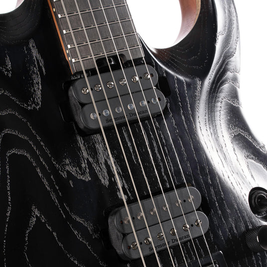 Guitare électrique KX700 Evertune avec étui - Noir à pores ouverts