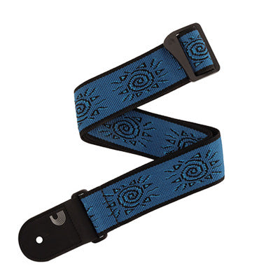 Chargez l&#39;image dans la visionneuse de la galerie, Courroie Bleu &quot;Strap Vintage Planet Waves Suns&quot;
