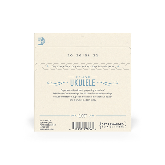 Cordes de ukulélé tenor D’Addario EJ99T