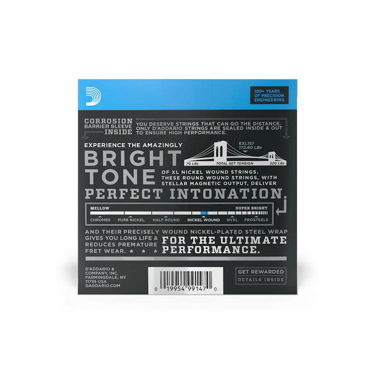 Load image into gallery viewer, Cordes de nickel pour guitares baryton électriques 14-68
