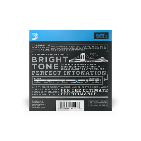 Cordes de nickel pour guitares baryton électriques 14-68