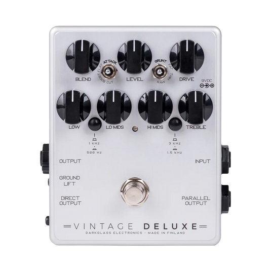 Pédale d'overdrive pour basse Vintage Deluxe V3