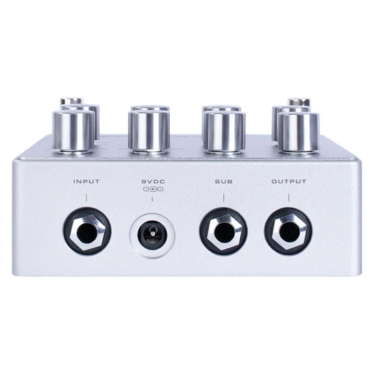 Pédale de distortion et octave pour basse électrique