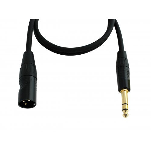 Câble adaptateur de 6 pieds XLR male à 1/4 TRS