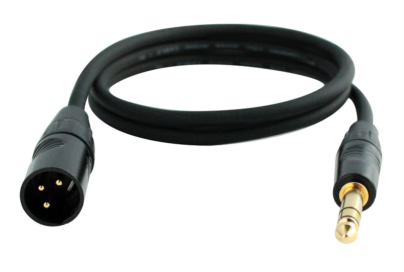 Load image into gallery viewer, Câble adaptateur de 6 pieds XLR male à 1/4 TRS
