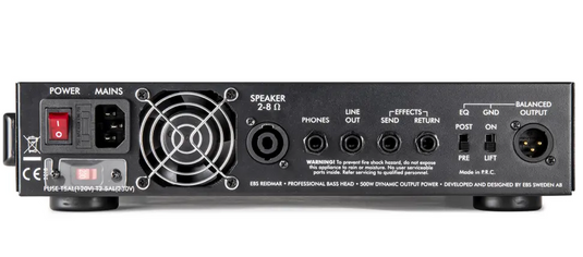 Tête d'ampli de basse RD502 Reidmar 500W