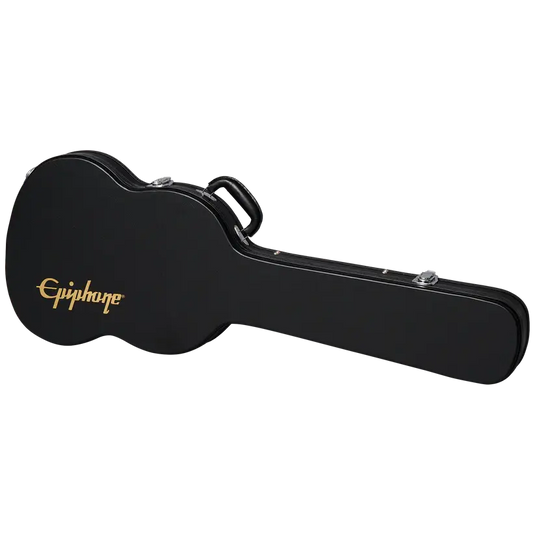 Epiphone SG modèle Fatoumata Diawara (finition rouge braise avec illustration malienne, étui rigide inclus)