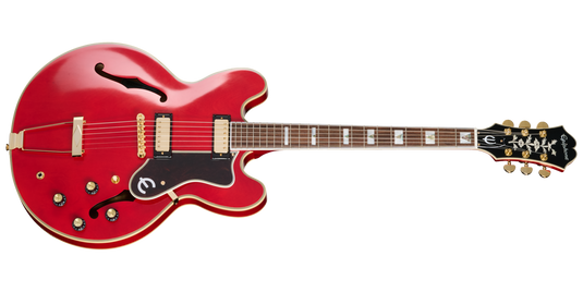 Guitare électrique, Epiphone Gem Archer  (Oasis)- Rouge Cerise avec étui rigide