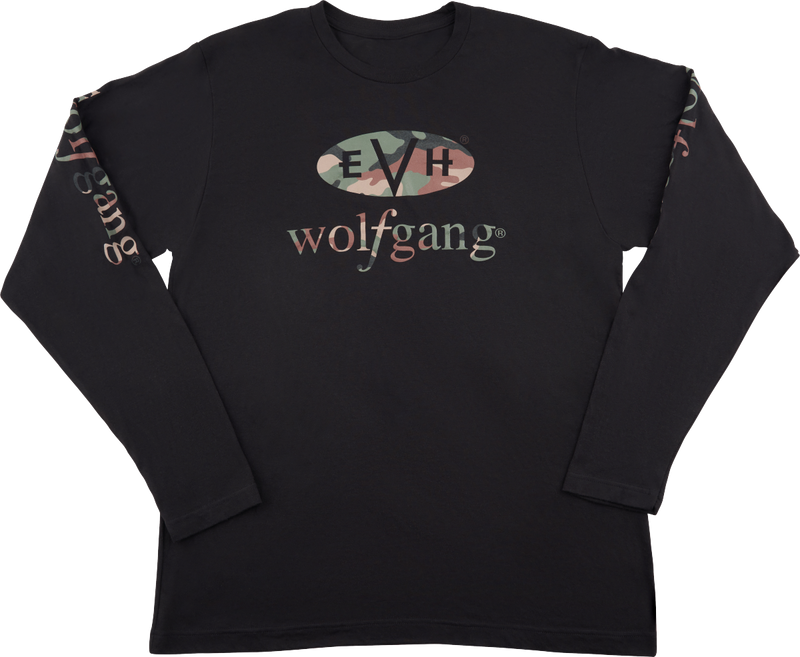 Load image into gallery viewer, T-Shirt manches longues EVH Wolfgang-Noir-S
