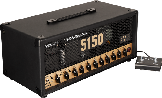 Amplificateur de guitare, Tête-ampli 5150 de la série Iconic (tubes EL34, 15 W, fini noir)