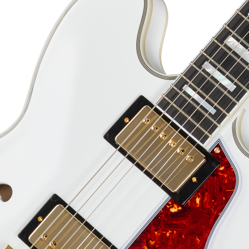 Chargez l'image dans la visionneuse de la galerie, Epiphone Inspired by Gibson Custom Alex Lifeson 1976 ES-355 Reissue - Core avec étui rigide
