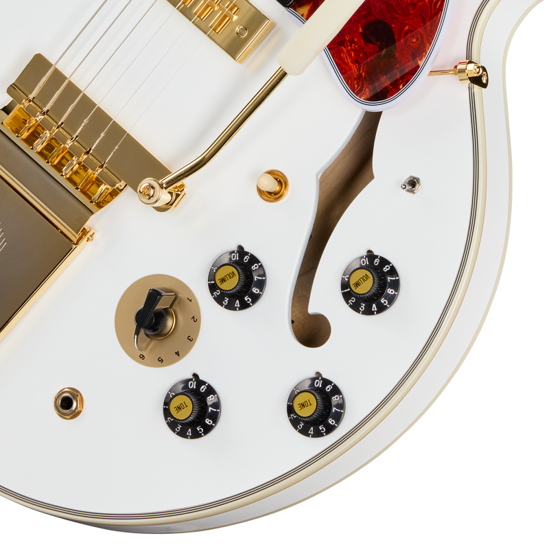 Chargez l'image dans la visionneuse de la galerie, Epiphone Inspired by Gibson Custom Alex Lifeson 1976 ES-355 Reissue - Core avec étui rigide
