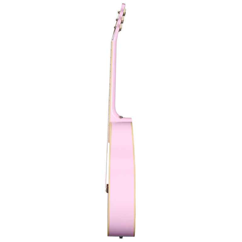 Load image into gallery viewer, Guitare acoustique-électrique J-180 LS (fini rose, étui rigide inclus)
