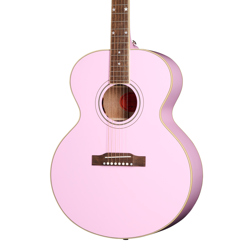 Load image into gallery viewer, Guitare acoustique-électrique J-180 LS (fini rose, étui rigide inclus)
