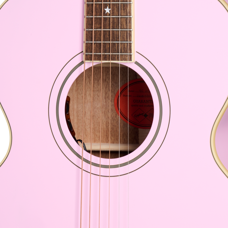 Load image into gallery viewer, Guitare acoustique-électrique J-180 LS (fini rose, étui rigide inclus)
