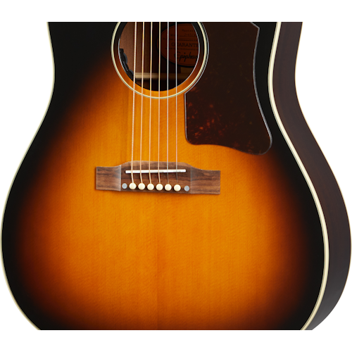 Guitare folk J -45 1942 Banner avec étui rigide– fini Burst rétro