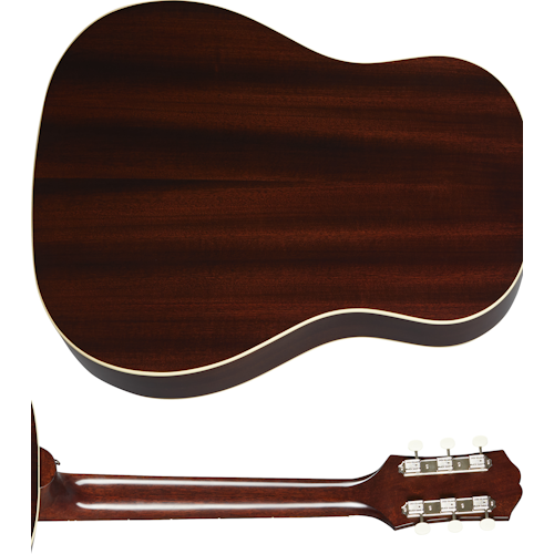 Guitare folk J -45 1942 Banner avec étui rigide– fini Burst rétro