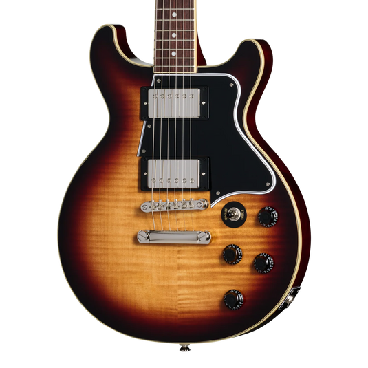 Les Paul Special Double Cut Figured Bourbon Burst avec Étui souple