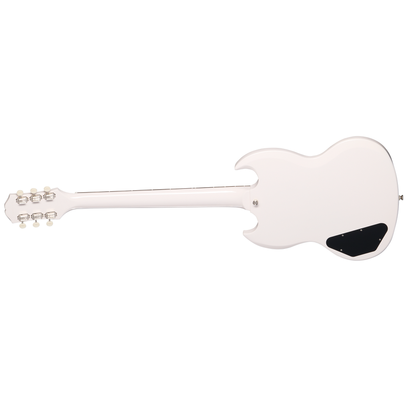 Load image into gallery viewer, Guitare électrique, &quot;Epiphone Yungblud SG Junior&quot; p90 - Limitée, blanche avec coffre
