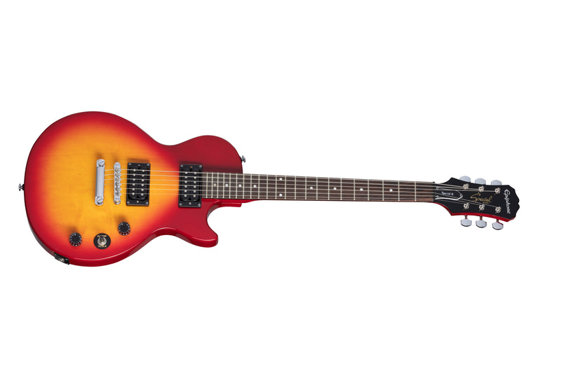 Chargez l&#39;image dans la visionneuse de la galerie, Guitare électrique, Epiphone Les Paul Special-II E1 -fini Sunburst Heritage cerisier
