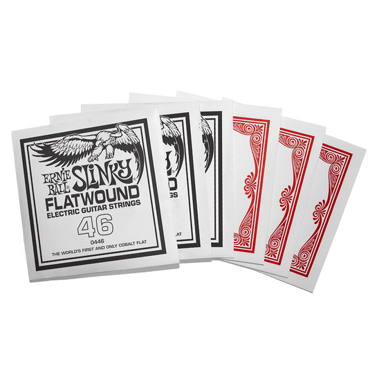 Cordes de guitare électrique, EB REG SLINKY FLATWOUND 10-46