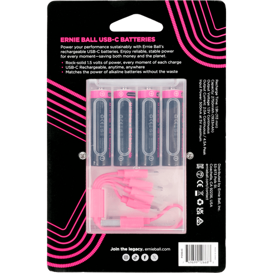 USB-C rechargeable AA batteries