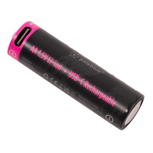 USB-C rechargeable AA batteries
