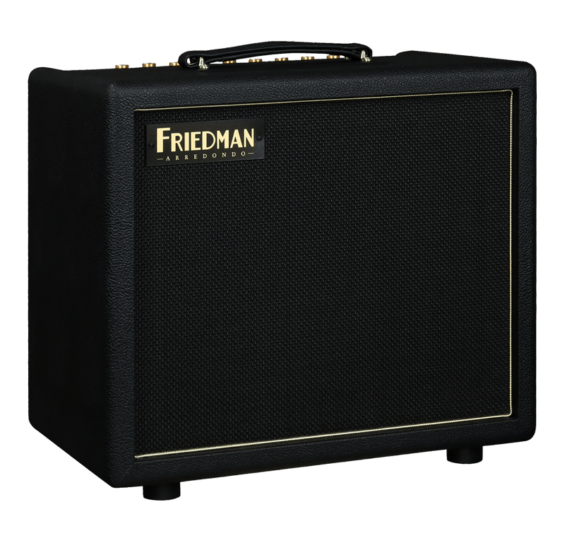Chargez l'image dans la visionneuse de la galerie, Hommage à Jose Arredondo – Combo 20 watts 1x12" Tolex noir, liseré doré
