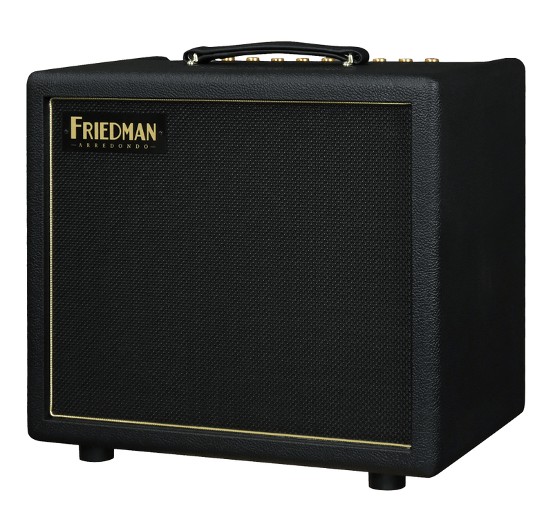 Chargez l'image dans la visionneuse de la galerie, Hommage à Jose Arredondo – Combo 20 watts 1x12" Tolex noir, liseré doré
