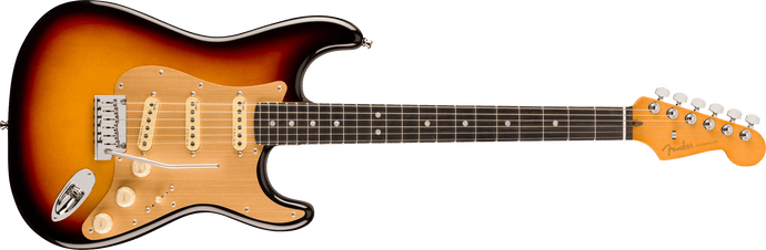 Guitare Électrique, AMERICAN ULTRA II STRATOCASTER® Ebony Fingerboard, Ultraburst avec étui rigide