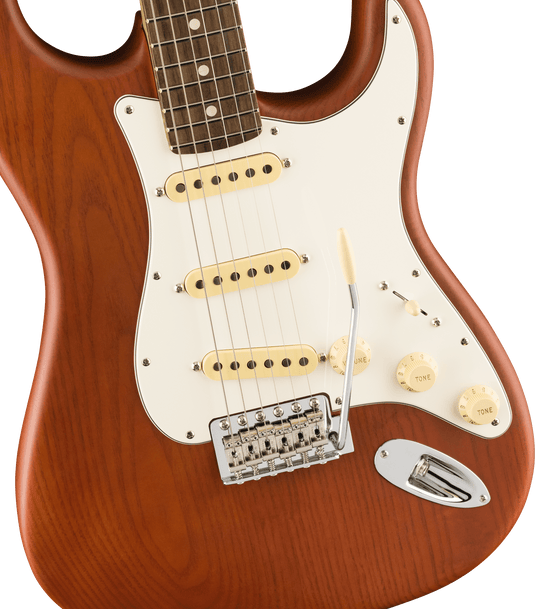 American Performer Sassafras Stratocaster®, touche en palissandre, moka, incus étui souple Deluxe