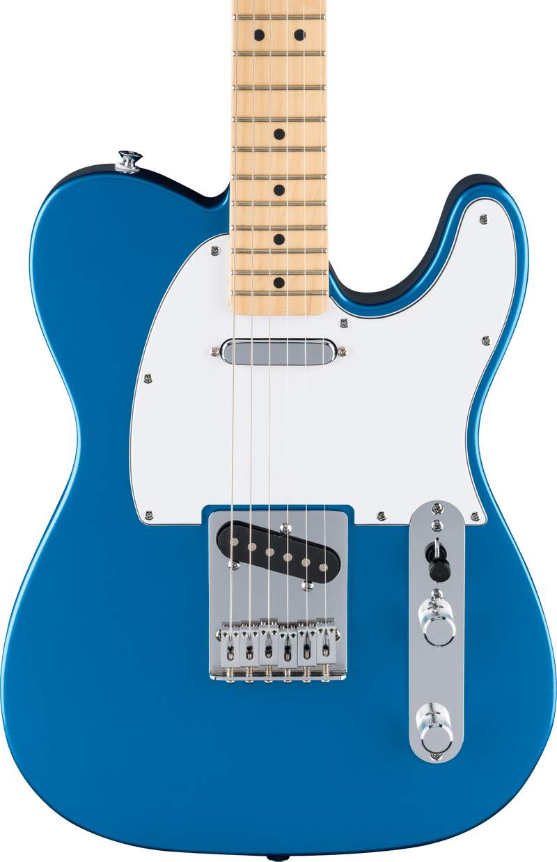 Load image into gallery viewer, Guitare électrique, TELECASTER® STANDARD Touche en érable, plaque de protection blanche, finition aigue-marine métallisée
