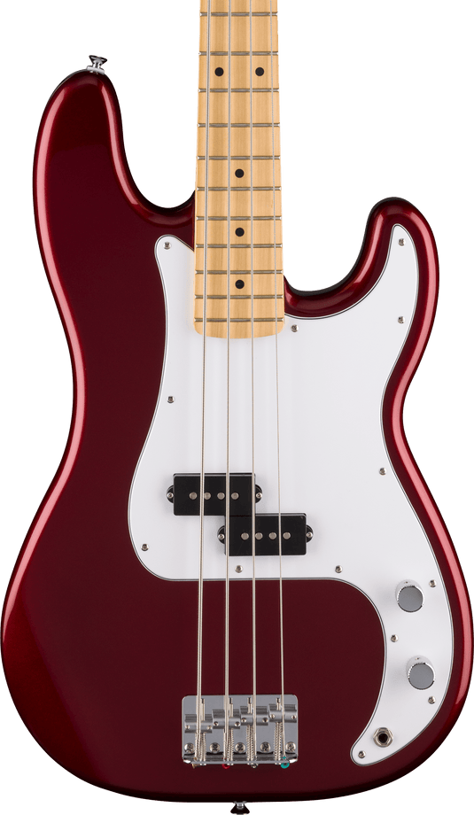 Basse électrique, "STANDARD PRECISION BASS®" Touche en Érable, Pickguard Blanc- Candy Cola (pas d’étui)