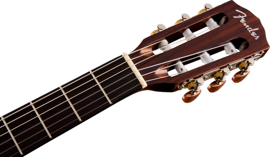 Guitare classique, CN-140SCE Nylon Thinline, touche en noyer, naturel avec étui