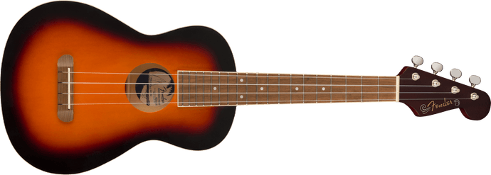 UKULÉLÉ TÉNOR AVALON Touche en noyer, finition Sunburst bicolore
