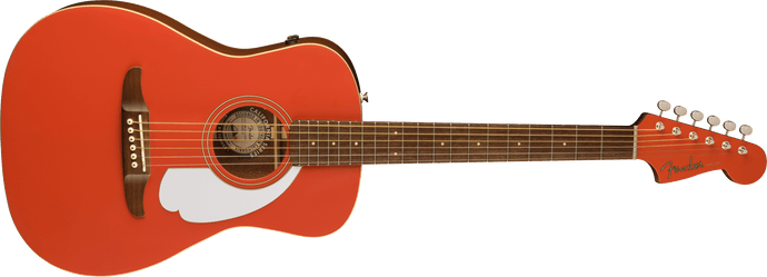 Guitare acoustique-électrique Malibu Player - Fini Fiesta Red, touche en noyer(pas d’étui)