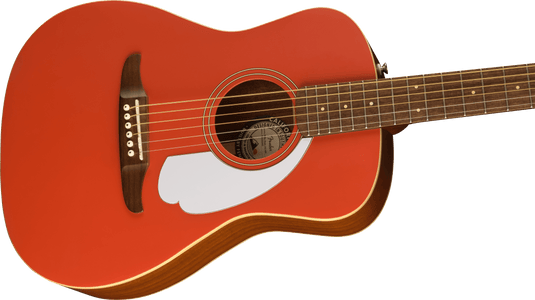 Guitare acoustique-électrique Malibu Player - Fini Fiesta Red, touche en noyer(pas d’étui)