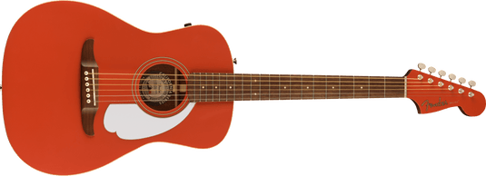 Guitare acoustique-électrique Malibu Player - Fini Fiesta Red, touche en noyer(pas d’étui)