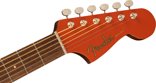 Guitare acoustique-électrique Malibu Player - Fini Fiesta Red, touche en noyer(pas d’étui)