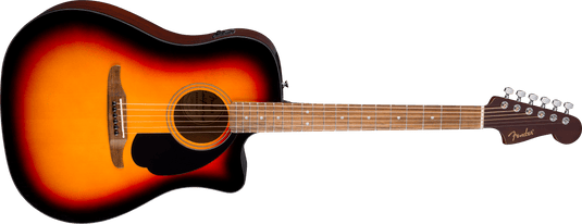 California Standard Redondo™ CE, table en épicéa, pickguard noir, finition Sunburst 3 couleurs (pas d’étui)