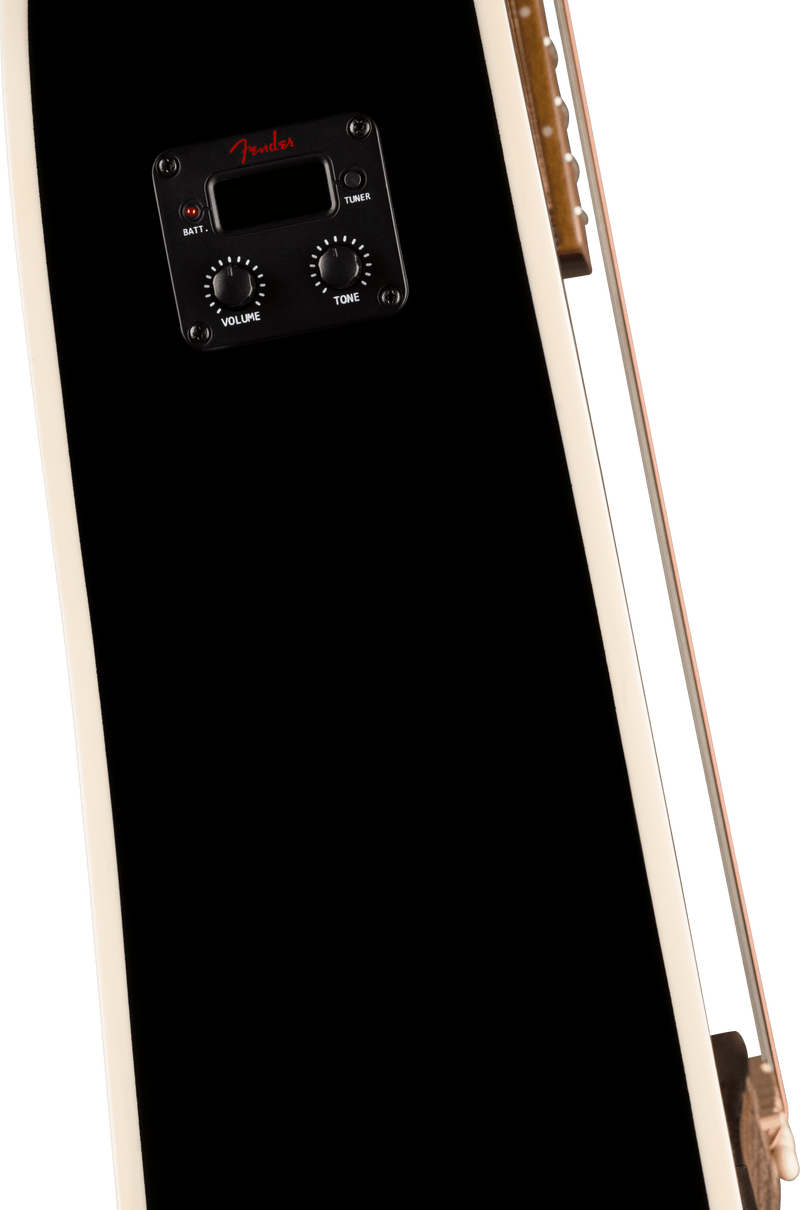 Chargez l&#39;image dans la visionneuse de la galerie, California Standard Redondo™ CE, table en épicéa, pickguard ivoire, noir (pas d’étui)
