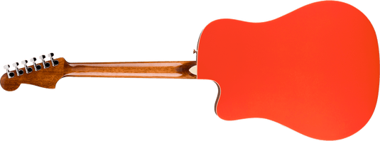 California Standard Redondo™ CE, table en épicéa, pickguard ivoire, rouge Fiesta (pas d’étui)